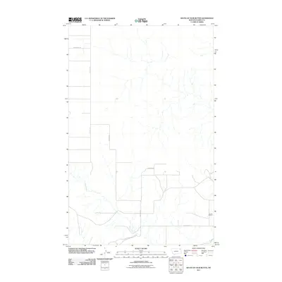 2011 Map of South of Four Buttes, 2011 Print
