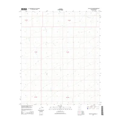 2014 Map of South of Gila Bend, 2014 Print