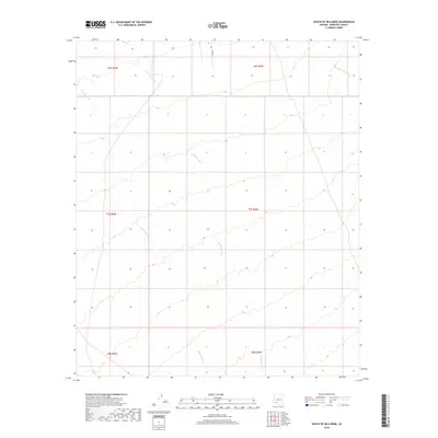 2018 Map of South of Gila Bend, 2018 Print