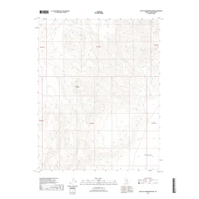 2018 Map of South of Gregerson Basin, 2018 Print