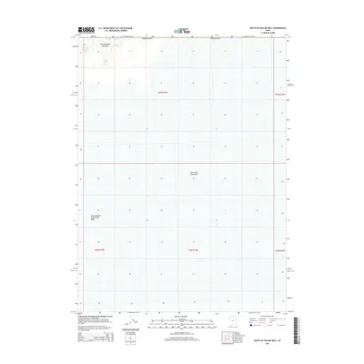 2014 Map of South of Keller Well, 2014 Print