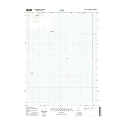 2017 Map of South of Keller Well, 2017 Print