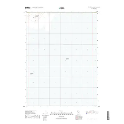 2020 Map of South of Keller Well, 2020 Print