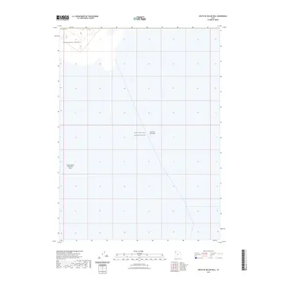 2023 Map of South of Keller Well, 2023 Print