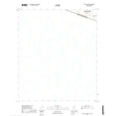 2018 Map of South of Lukeville, 2018 Print