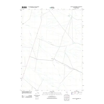 2011 Map of South of McDermitt, 2011 Print