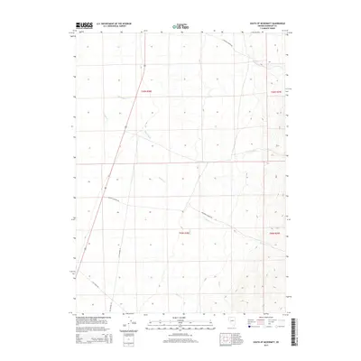 2015 Map of South of McDermitt, 2015 Print