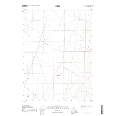 2018 Map of South of McDermitt, 2018 Print