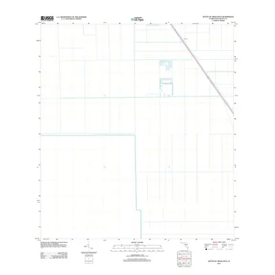 2012 Map of South of Okeelanta, 2012 Print