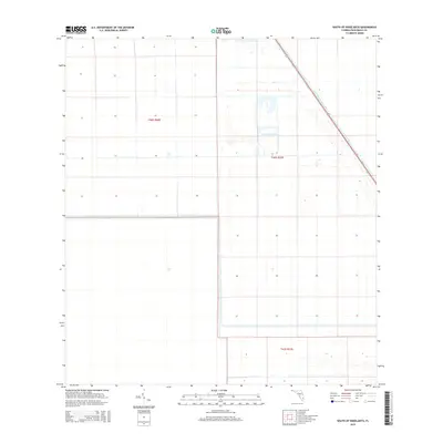 2015 Map of South of Okeelanta, 2015 Print