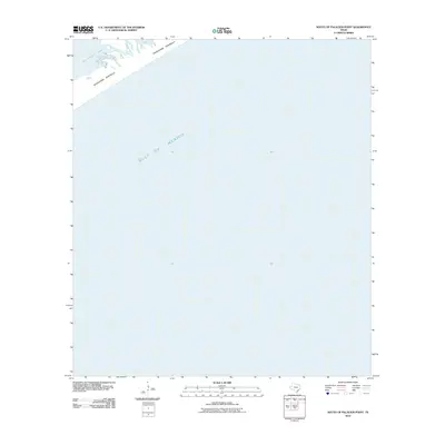 2010 Map of South of Palacios Point, 2010 Print