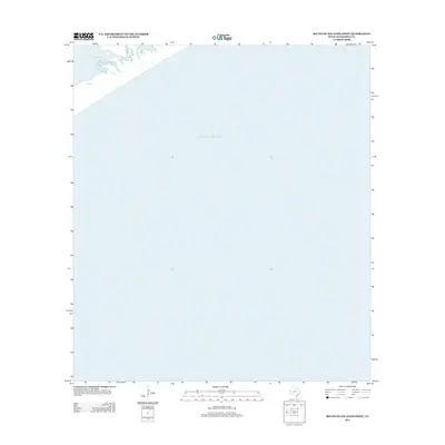 2013 Map of South of Palacios Point, 2013 Print