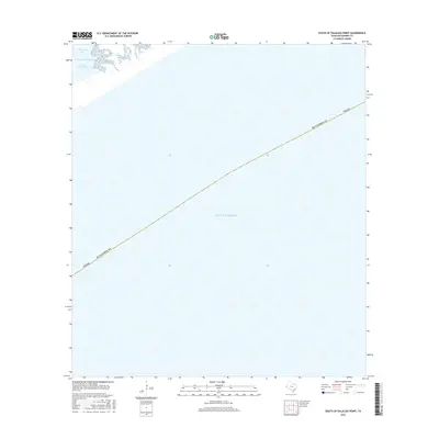 2016 Map of South of Palacios Point, 2016 Print