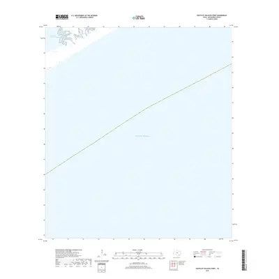 2019 Map of South of Palacios Point, 2019 Print