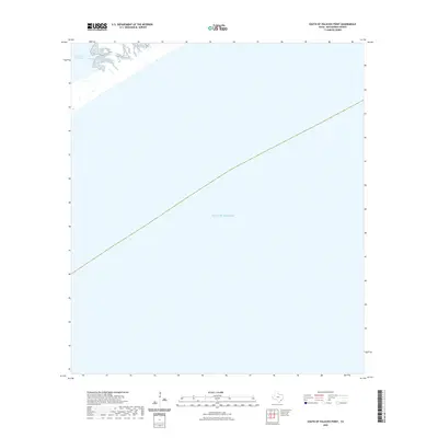 2022 Map of South of Palacios Point, 2022 Print
