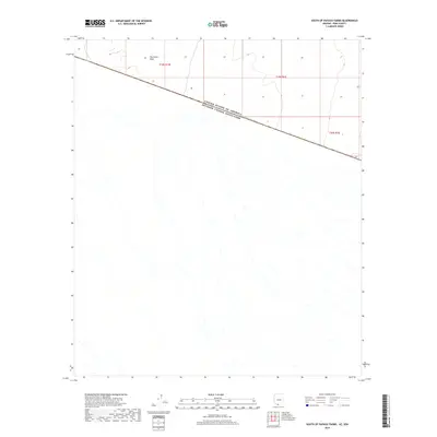 2018 Map of South of Papago Farms, 2018 Print