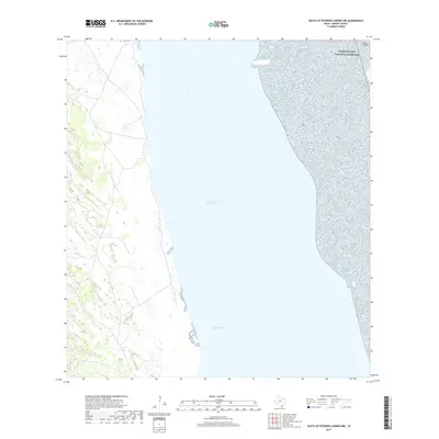 2019 Map of South of Potrero Lopeno NW, 2019 Print