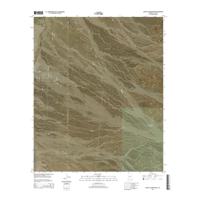 2014 Map of South of Quartzsite, 2014 Print