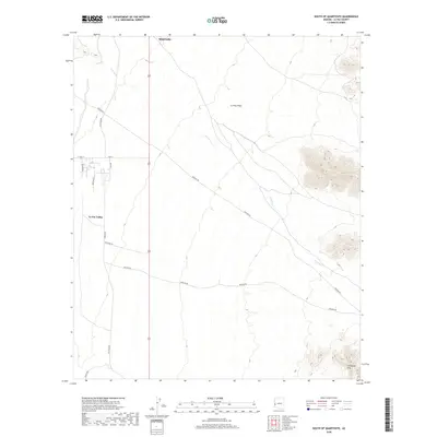 2018 Map of South of Quartzsite, 2018 Print