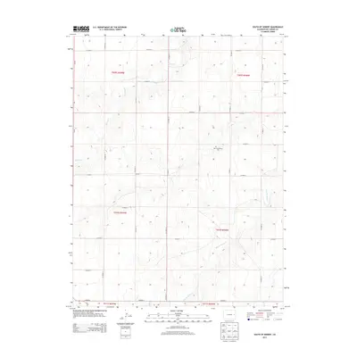 2013 Map of South of Seibert, 2013 Print