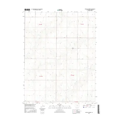 2016 Map of South of Seibert, 2016 Print