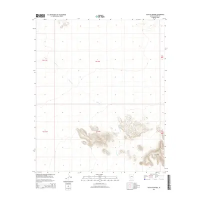 2014 Map of South of Sentinel, 2014 Print