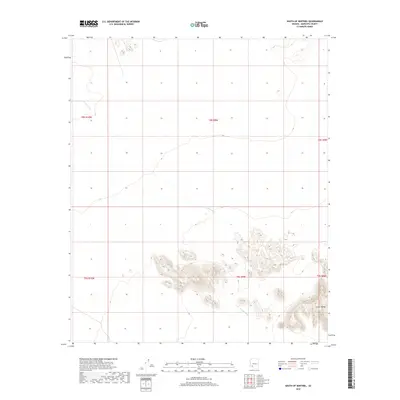 2018 Map of South of Sentinel, 2018 Print