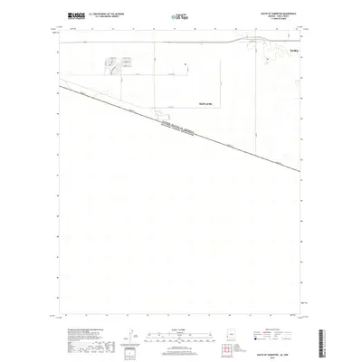 2018 Map of South of Somerton, 2018 Print