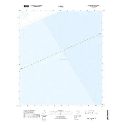 2019 Map of South of Star Lake, 2019 Print