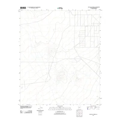 2011 Map of South of Theba, 2011 Print