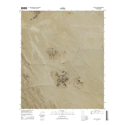 2014 Map of South of Theba, 2014 Print