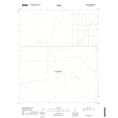 2018 Map of South of Theba, 2018 Print