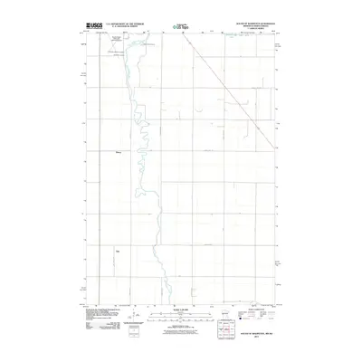 2011 Map of South of Wahpeton, 2011 Print