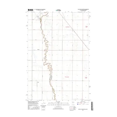 2016 Map of South of Wahpeton, 2016 Print