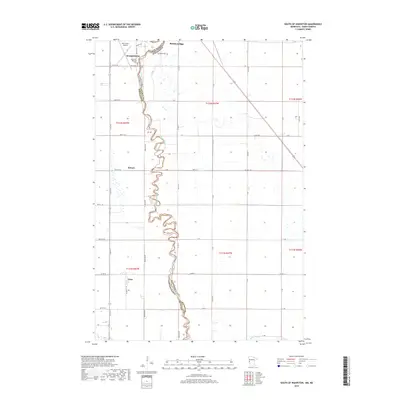 2019 Map of South of Wahpeton, 2019 Print