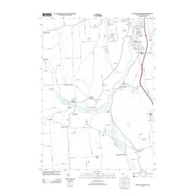 2013 Map of South Onondaga, 2013 Print