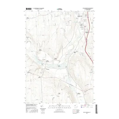 2016 Map of South Onondaga, 2016 Print