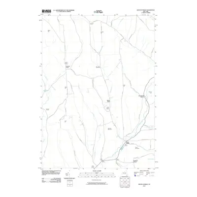 2010 Map of South Otselic, 2010 Print