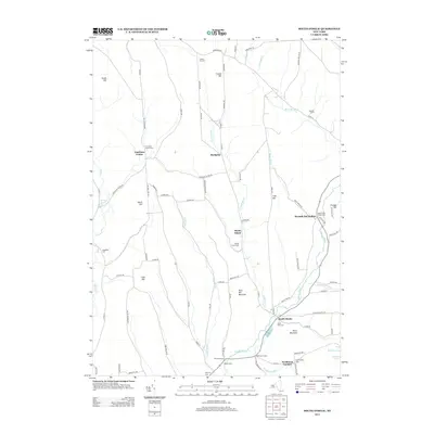 2013 Map of South Otselic, 2013 Print