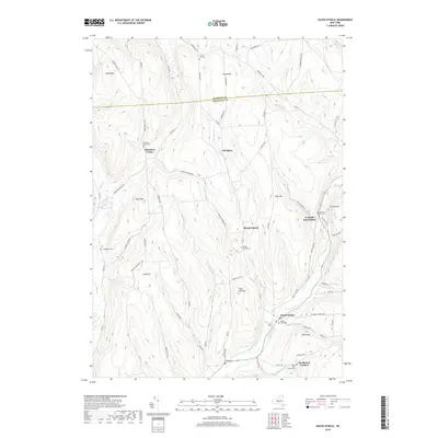 2019 Map of South Otselic, 2019 Print