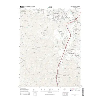 2014 Map of South Parkersburg, 2014 Print