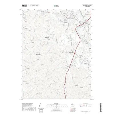2019 Map of South Parkersburg, 2019 Print
