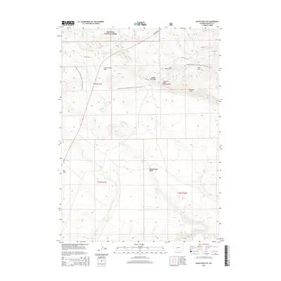 2015 Map of South Pass City, 2015 Print