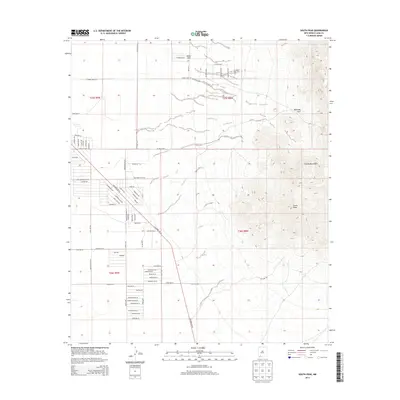 2013 Map of South Peak, 2013 Print