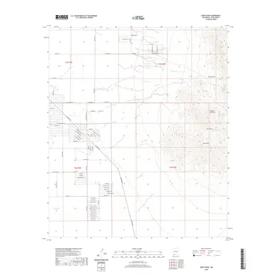2020 Map of South Peak, 2020 Print