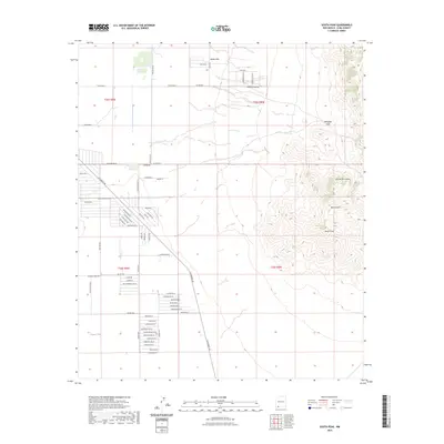 2023 Map of South Peak, 2023 Print