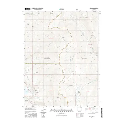 2016 Map of South Peak, 2016 Print