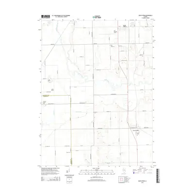2015 Map of South Pekin, 2015 Print