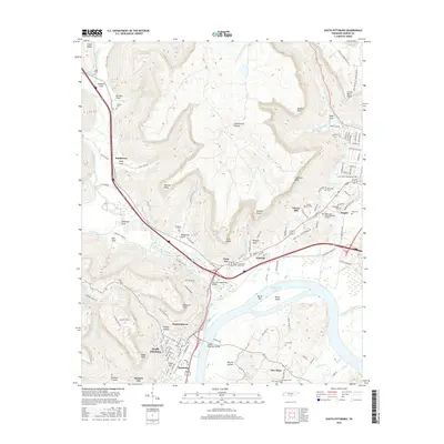 2016 Map of South Pittsburg, 2016 Print