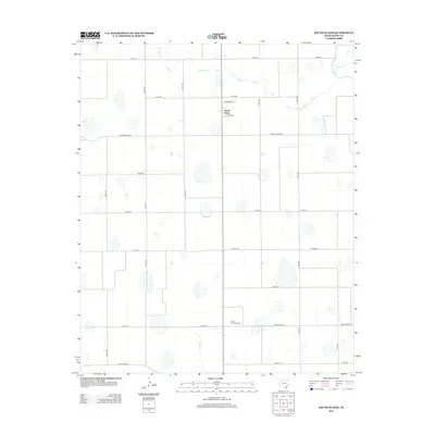 2012 Map of South Plains, 2012 Print